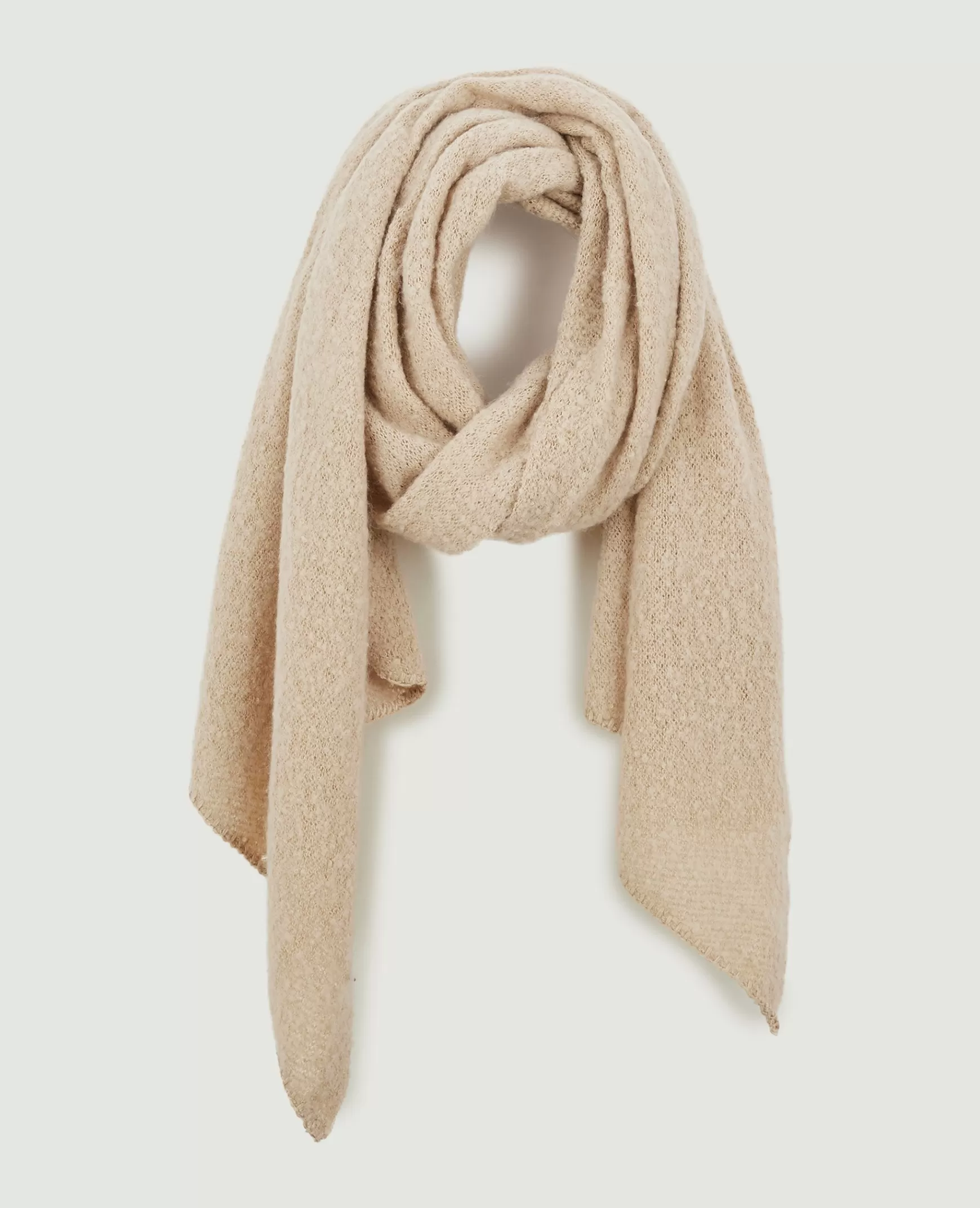 Pimkie Echarpe châle en maille bouclette - Écru Cheap