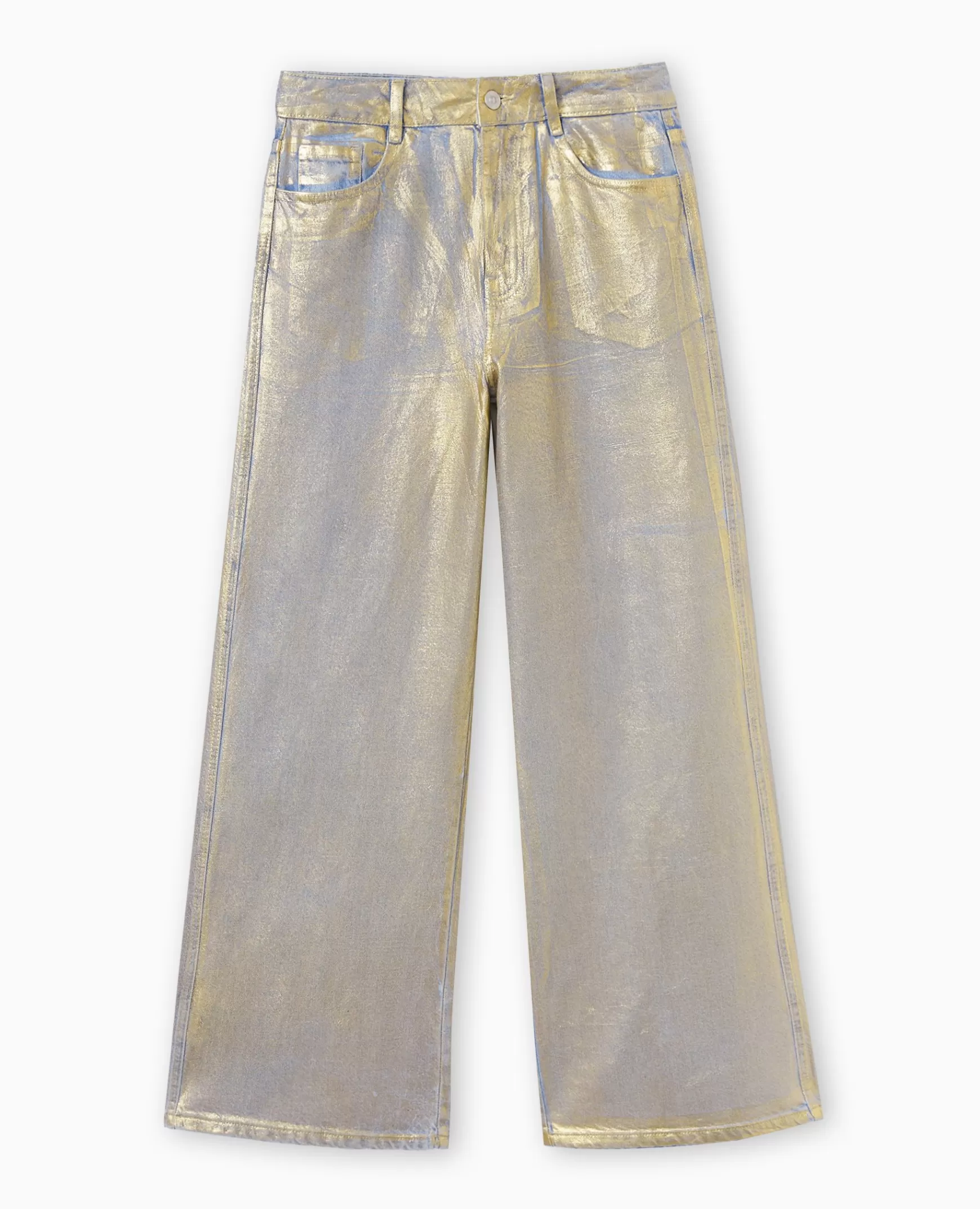 Pimkie Jean wide taille haute enduit - Dor Fashion