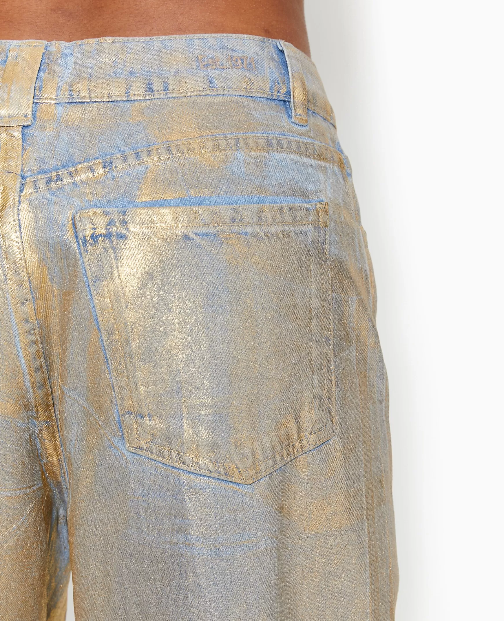 Pimkie Jean wide taille haute enduit - Dor Fashion
