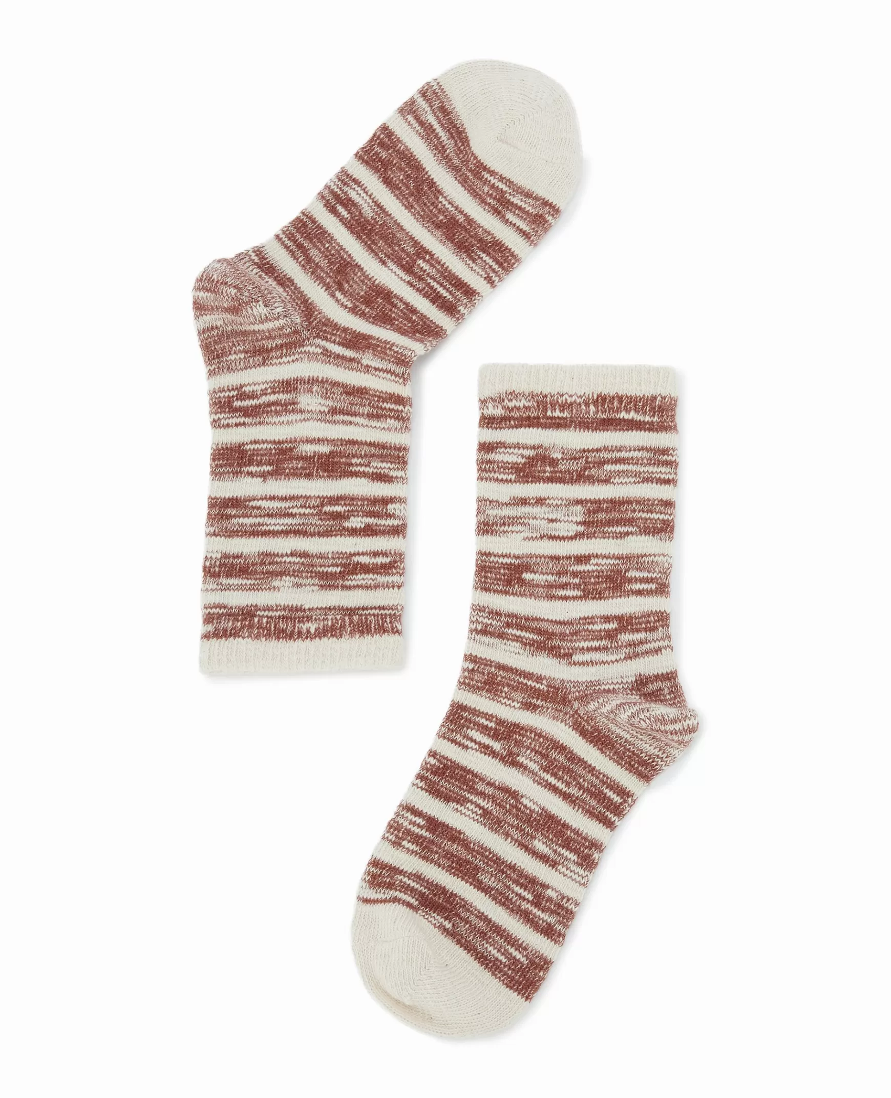 Pimkie Paire de chaussettes bicolores effet ray - Taupe New